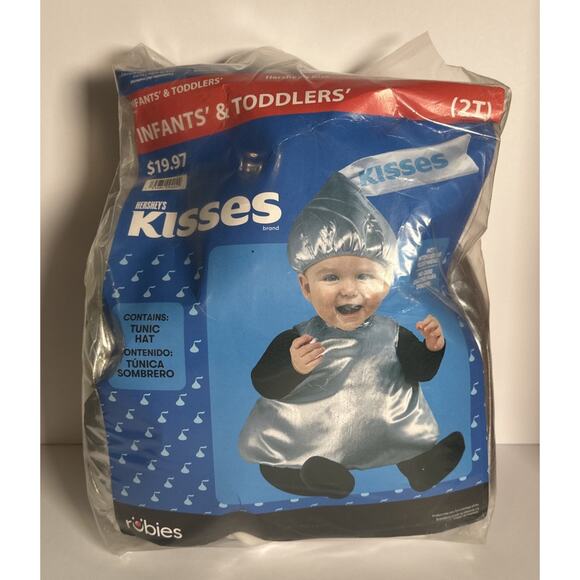 Hershey's Kisses Baby Infant Costume Tunic & Hat 2-Piece Set Size 2T Hershey - Picture 1 of 3